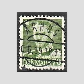 FRIMRKER DANMARK | 1950 - AFA 324 - Fr. IX 70 re mrkgrn - Lux Stemplet