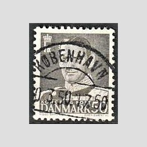 FRIMRKER DANMARK | 1948-50 - AFA 312 - Fr. IX 50 re gr - Pragt Stemplet