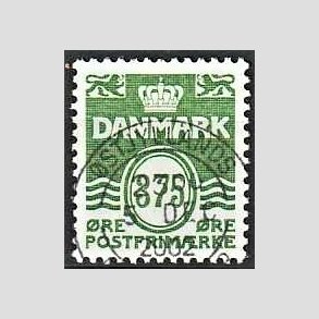 FRIM�RKER DANMARK | 1999 - AFA 1201 - B�lgelinie - 375 �re gr�n - Pragt Stemplet