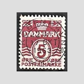 FRIM�RKER DANMARK | 1938 - AFA 246 - B�lgelinie 5 �re vinr�d - Lux Stemplet K�benhavn