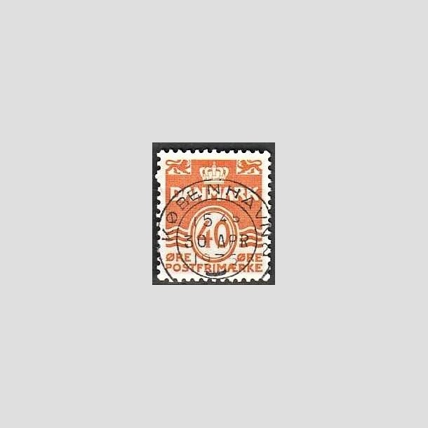 FRIMRKER DANMARK | 1971 - AFA 514 - Blgelinie 40 re orange - Lux Stemplet 