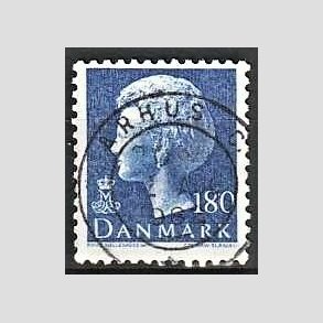 FRIMRKER DANMARK | 1980 - AFA 699 - Dronning Margrethe - 180 re bl - Pragt Stemplet