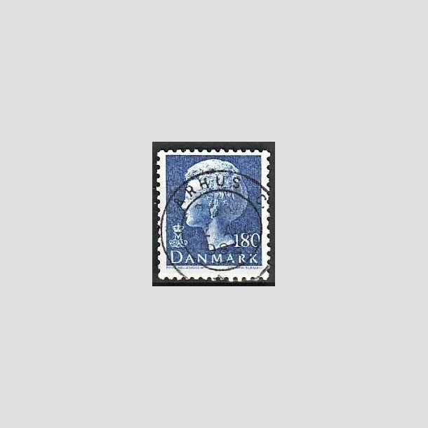 FRIMRKER DANMARK | 1980 - AFA 699 - Dronning Margrethe - 180 re bl - Pragt Stemplet