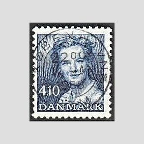 FRIMRKER DANMARK | 1988 - AFA 898 - Dronning Margrethe - 4,10 Kr. bl - Pragt Stemplet