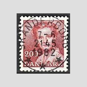 FRIMRKER DANMARK | 1982 - AFA 751 - Dronning Margrethe - 2,00 Kr. rd - Pragt Stemplet Skanderborg