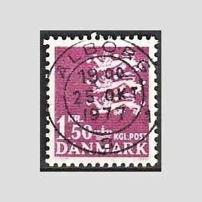 FRIMRKER DANMARK | 1962 - AFA 405 - Rigsvben 1,50 Kr. rdlilla - Lux Stemplet lborg