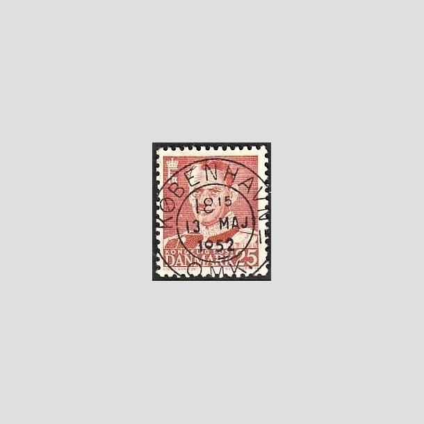 FRIMRKER DANMARK | 1950 - AFA 321 - Fr. IX 25 re rd - Lux Stemplet