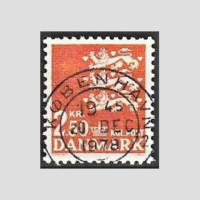 FRIMRKER DANMARK | 1972 - AFA 528 - Rigsvben 2,50 Kr. orange - Lux Stemplet Kbenhavn