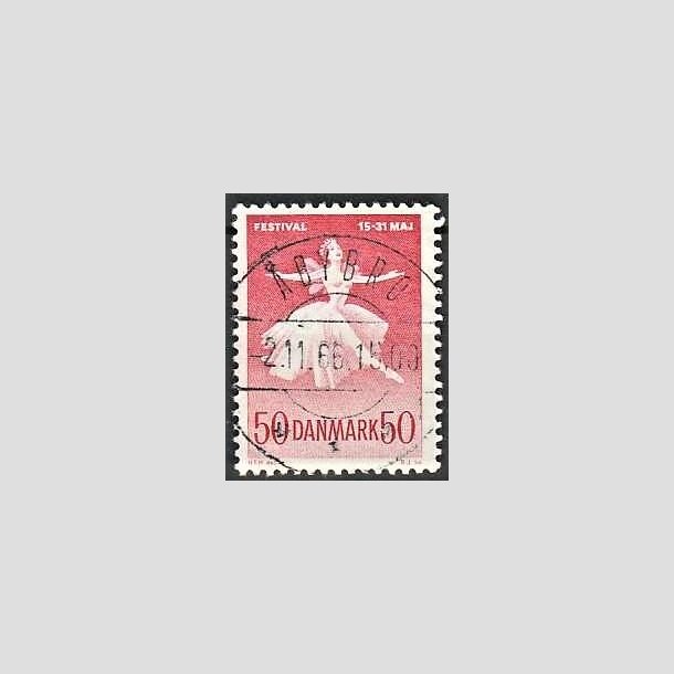 FRIMRKER DANMARK | 1965 - AFA 438 - Ballet og musikfestival - 50 re rd - Pragt Stemplet bybro