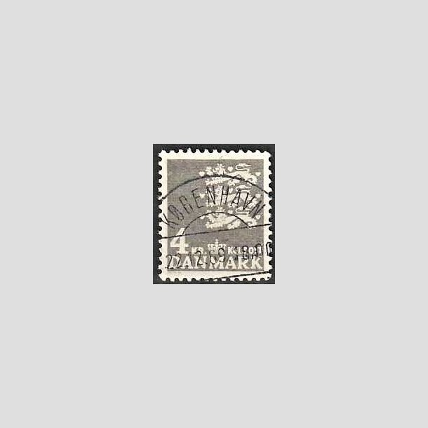 FRIMRKER DANMARK | 1969 - AFA 487 - Rigsvben 4 Kr. gr - Pragt Stemplet