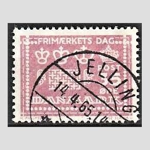 FRIM�RKER DANMARK | 1964 - AFA 427 - Frim�rkets dag 25 �r - 35 �re rosalilla - Pragt Stemplet