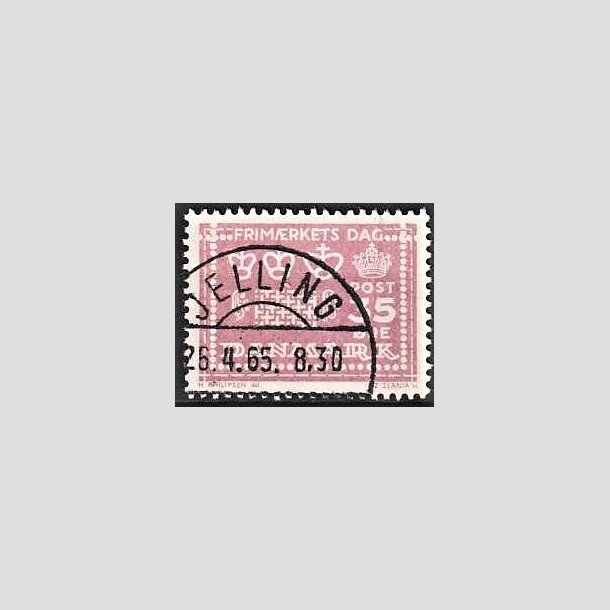 FRIMRKER DANMARK | 1964 - AFA 427 - Frimrkets dag 25 r - 35 re rosalilla - Pragt Stemplet Jelling