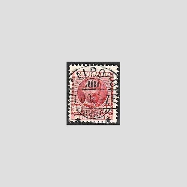 FRIMRKER DANMARK | 1907 - AFA 55 - Frederik VIII 10 re rd - Lux Stemplet