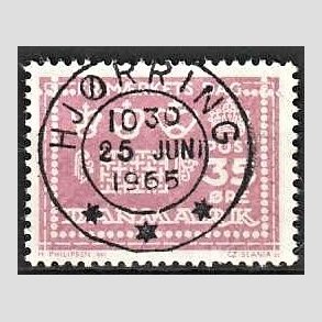 FRIM�RKER DANMARK | 1964 - AFA 427 - Frim�rkets dag 25 �r - 35 �re rosalilla - Pragt Stemplet