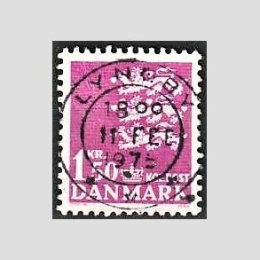 FRIMRKER DANMARK | 1962 - AFA 405 - Rigsvben 1,50 Kr. rdlilla - Lux Stemplet