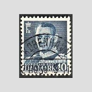 FRIMRKER DANMARK | 1948-50 - AFA 310 - Fr. IX 40 re bl - Lux Stemplet