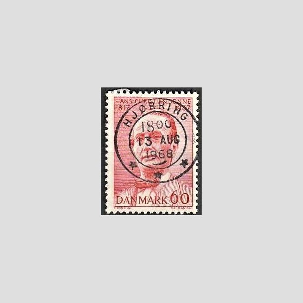 FRIMRKER DANMARK | 1967 - AFA 466 - Chr. Sonne - 60 re rd - Pragt Stemplet