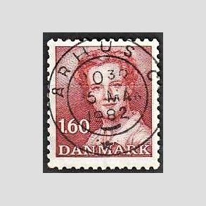 FRIMRKER DANMARK | 1982 - AFA 743 - Dronning Margrethe - 1,60 Kr. rd - Pragt Stemplet