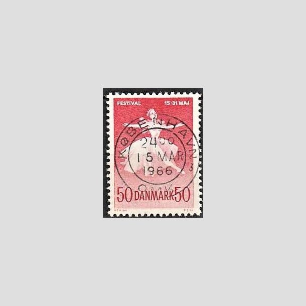 FRIMRKER DANMARK | 1965 - AFA 438 - Ballet og musikfestival - 50 re rd - Pragt Stemplet