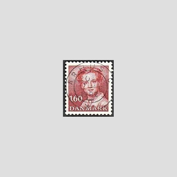 FRIMRKER DANMARK | 1982 - AFA 743 - Dronning Margrethe - 1,60 Kr. rd - Pragt Stemplet