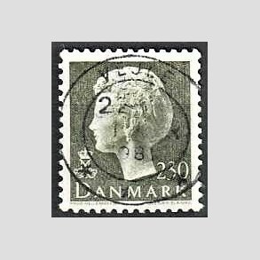 FRIMRKER DANMARK | 1981 - AFA 716 - Dronning Margrethe - 230 re sortgrn - Pragt Stemplet Vejle
