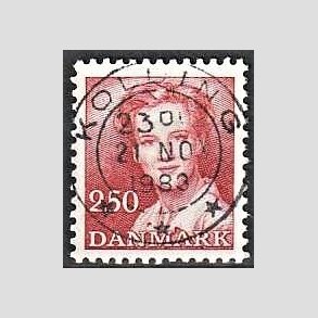 FRIMRKER DANMARK | 1983 - AFA 774 - Dronning Margrethe - 2,50 Kr. rd - Pragt Stemplet