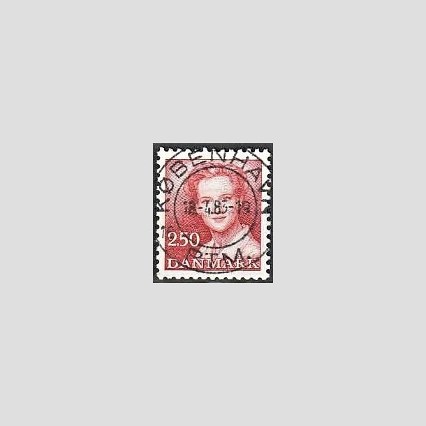 FRIMRKER DANMARK | 1983 - AFA 774 - Dronning Margrethe - 2,50 Kr. rd - Pragt Stemplet