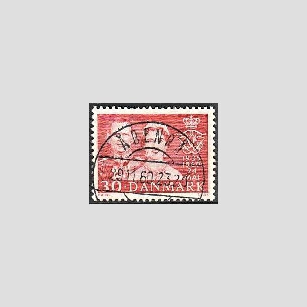 FRIMRKER DANMARK | 1960 - AFA 384 - Slvbryllup - 30 re rd - Pragt Stemplet benr