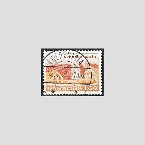 FRIMRKER DANMARK | 1981 - AFA 726 - Nyboder 350 r - 1,60 Kr. flerfarvet - Pragt Stemplet Fredericia