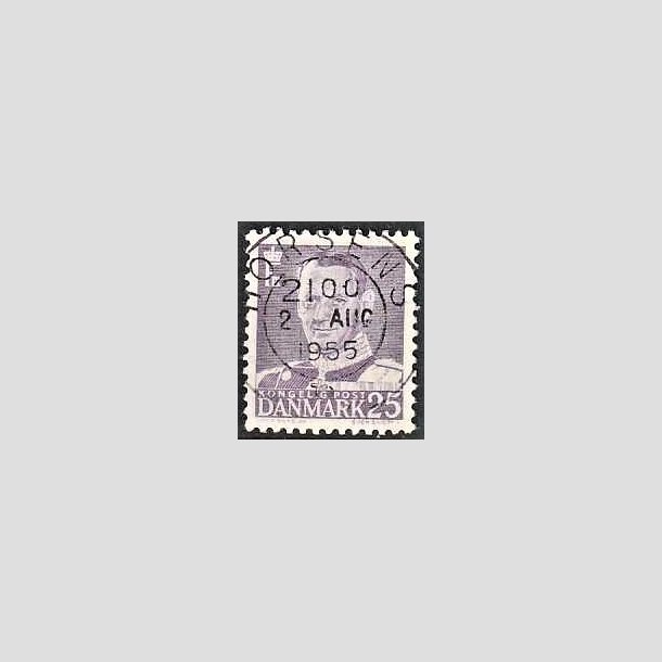 FRIMRKER DANMARK | 1955 - AFA 360 - Fr. IX 25 re violet - Lux Stemplet