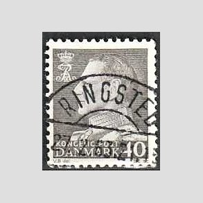 FRIMRKER DANMARK | 1961-62 - AFA 396 - Fr. IX 40 re gr - Pragt Stemplet