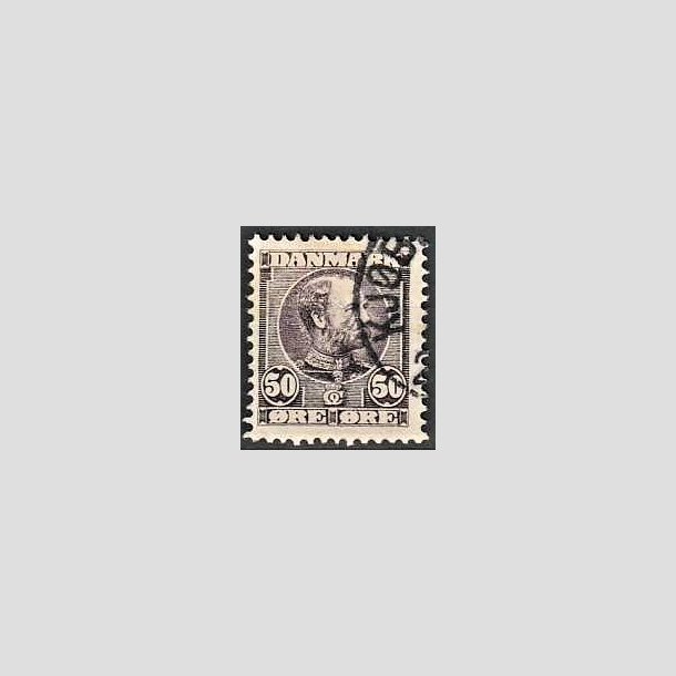 FRIMRKER DANMARK | 1904-05 - AFA 50 - Chr. IX 50 re lilla - Stemplet