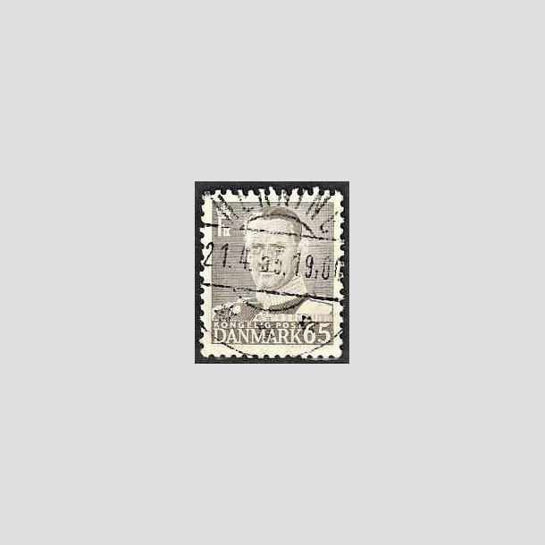 FRIMRKER DANMARK | 1952-53 - AFA 340 - Fr. IX 65 re gr - Lux Stemplet Herning