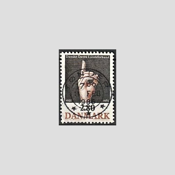 FRIMRKER DANMARK | 1985 - AFA 844 - Dves Landsforbund 50 r - 2,80 Kr. flerfarvet - Pragt Stemplet Tnder