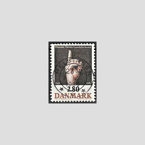 FRIMRKER DANMARK | 1985 - AFA 844 - Dves Landsforbund 50 r - 2,80 Kr. flerfarvet - Pragt Stemplet Helsingr