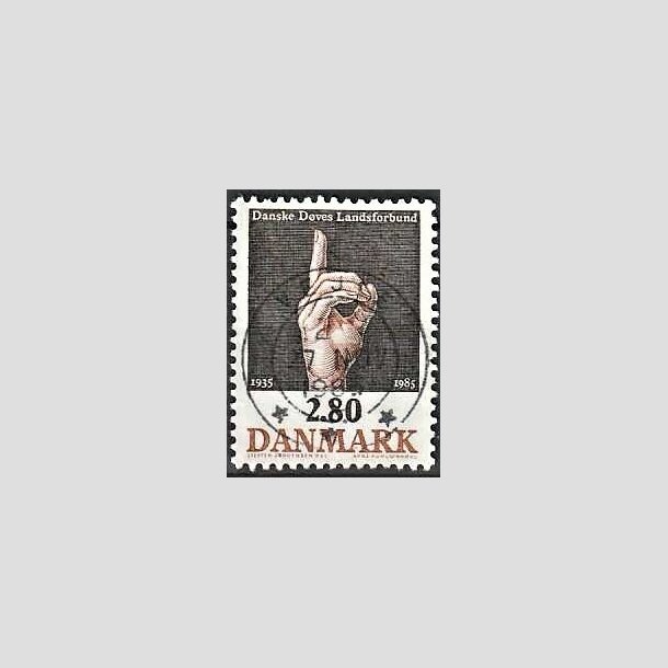 FRIMRKER DANMARK | 1985 - AFA 844 - Dves Landsforbund 50 r - 2,80 Kr. flerfarvet - Pragt Stemplet