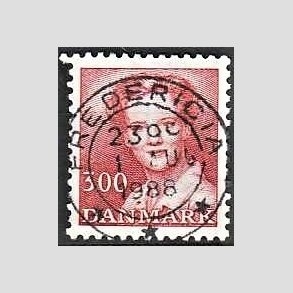 FRIMRKER DANMARK | 1988 - AFA 895 - Dronning Margrethe - 3,00 Kr. rd - Pragt Stemplet Fredericia