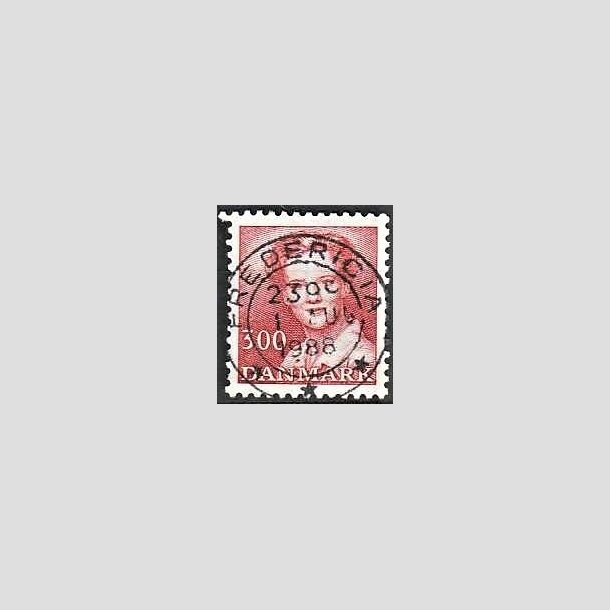 FRIMRKER DANMARK | 1988 - AFA 895 - Dronning Margrethe - 3,00 Kr. rd - Pragt Stemplet Fredericia