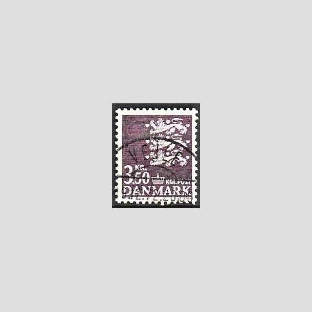 FRIMRKER DANMARK | 1972 - AFA 529 - Rigsvben 3,50 Kr. violet - Pragt Stemplet