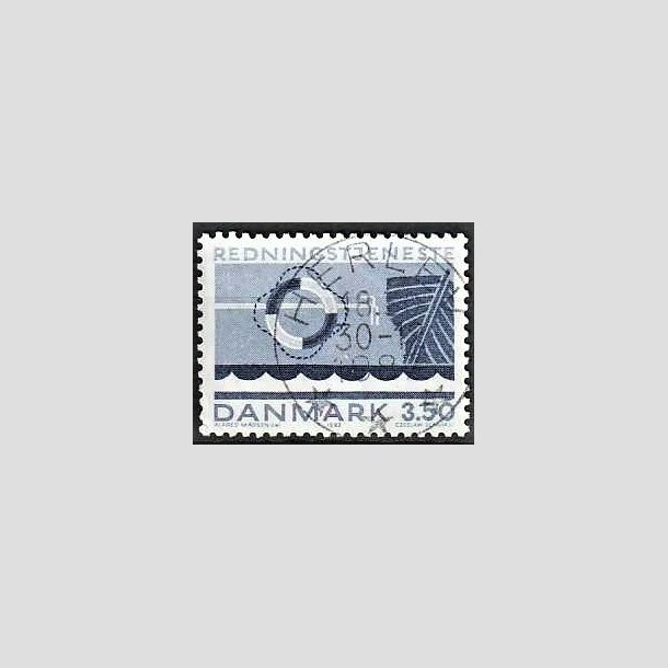 FRIMRKER DANMARK | 1983 - AFA 784 - Redningstjenester - 3,50 Kr. bl - Pragt Stemplet