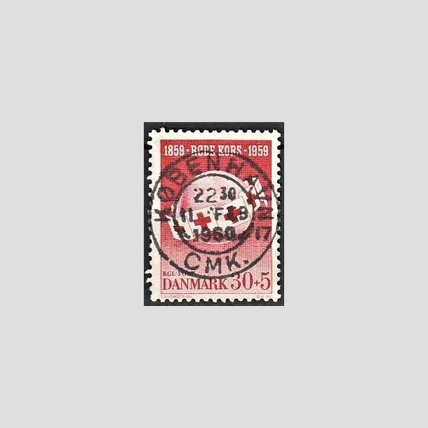 FRIMRKER DANMARK | 1959 - AFA 378 - Rde Kors - 30 + 5 re rd - Pragt Stemplet