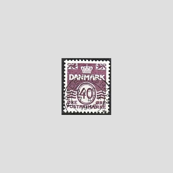 FRIMRKER DANMARK | 1981 - AFA 742 - Blgelinie 40 re violet - Lux Stemplet 