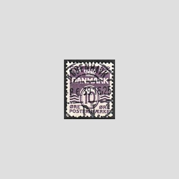 FRIMRKER DANMARK | 1938 - AFA 248 - Blgelinie 10 re violet type II - Lux Stemplet