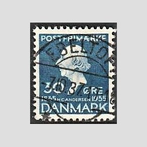 FRIM�RKER DANMARK | 1935 - AFA 228 - H. C. Andersen 30 �re bl� - Lux Stemplet 