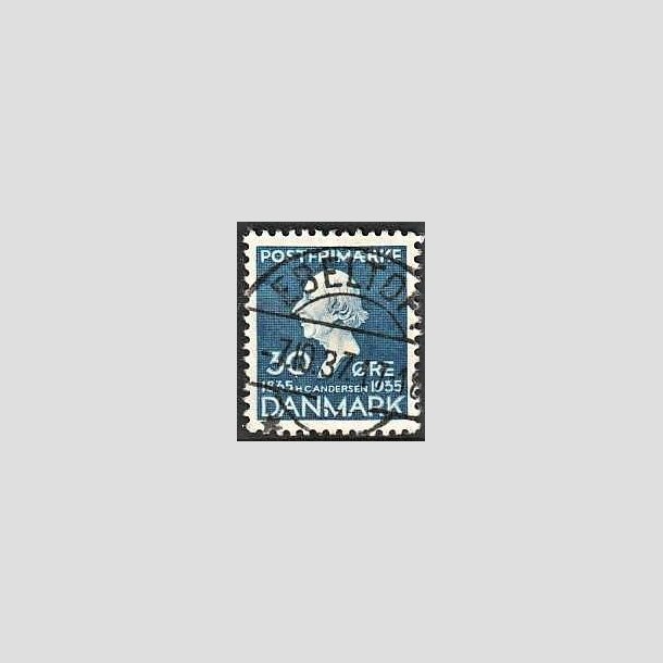 FRIMRKER DANMARK | 1935 - AFA 228 - H. C. Andersen 30 re bl - Lux Stemplet 