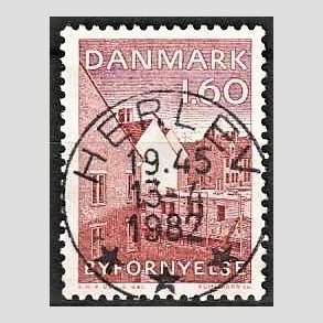 FRIMRKER DANMARK | 1981 - AFA 735 - Byfornyelse - 1,60 Kr. rd - Pragt Stemplet Herlev
