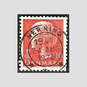 FRIMRKER DANMARK | 1978 - AFA 653 - Dronning Margrethe - 110 re orange - Pragt Stemplet Herning