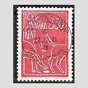 FRIM�RKER DANMARK | 1991 - AFA 1003 - Hold Danmark rent - 3,50 Kr. r�d - Pragt Stemplet
