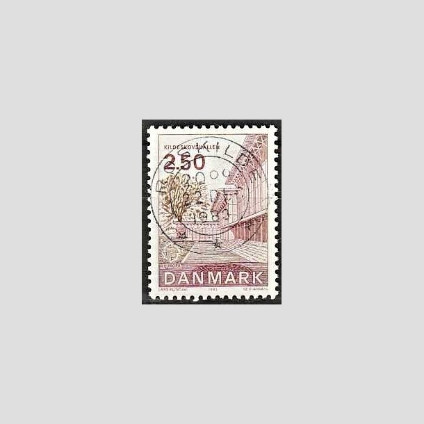 FRIMRKER DANMARK | 1983 - AFA 778 - EU Bygningskunst - 2,50 Kr. rd/rdbrun - Pragt Stemplet Roskilde