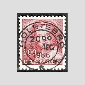 FRIMRKER DANMARK | 1988 - AFA 895 - Dronning Margrethe - 3,00 Kr. rd - Pragt Stemplet Holstebro